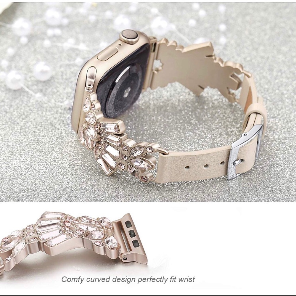 Beautiful Bejeweled Apple Watch band
